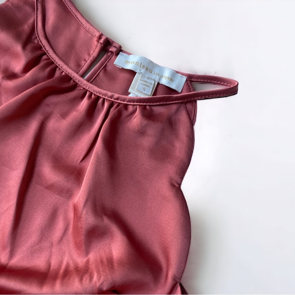 Monteau LA Barbie Pink Mauve Tank Top (S)